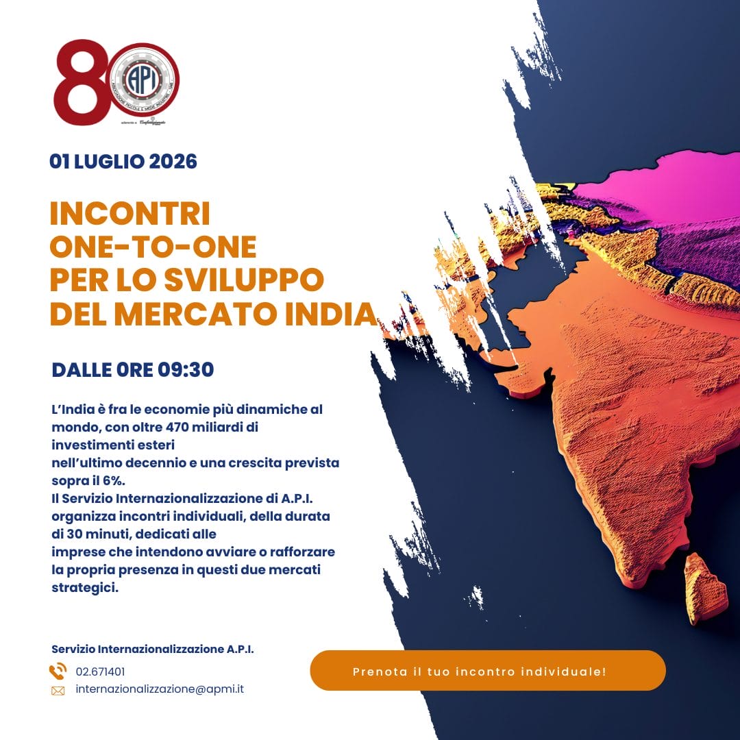 Incontri one-to-one per lo sviluppo del mercato Indiano